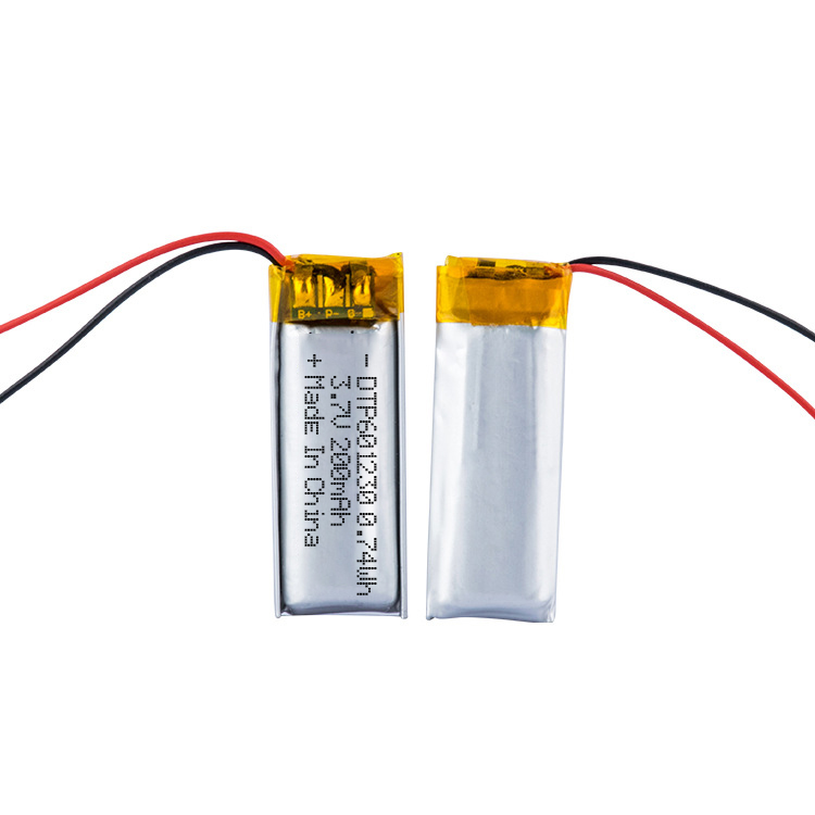 Lipo 3.7v 200mAh Lithium polymer battery 601230