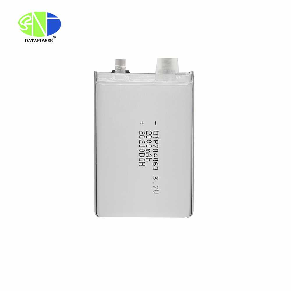 UL1642 lithium polymer battery DTP704060 3.7V 2000mah rechargeable lipo battery li-polymer battery