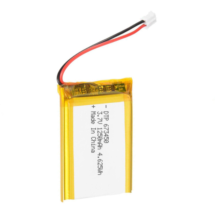 3.7V 1200mAh 673450 Lipo Battery Rechargeable Lithium Polymer ion Battery Pack 