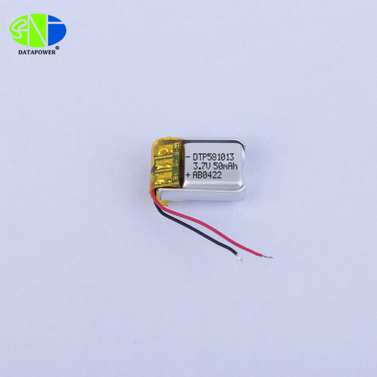 lipo 581013 3.7V 50mAh LCO lithium ion polymer battery