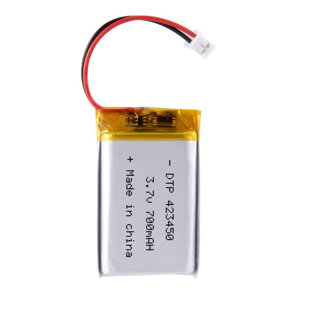 Lithium polymer battery rechargeable DTP423450 3.7V 700mAh recharge lipo battery