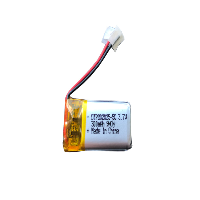 High Discharge Rate Lipo Battery DTP802025 3.7V 300mAh 5C for Drone