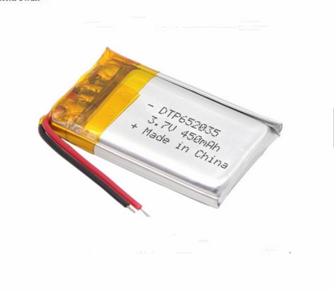 Customized 652035 CB certification li-ion battery 3.7v 450mah with PCB and wires