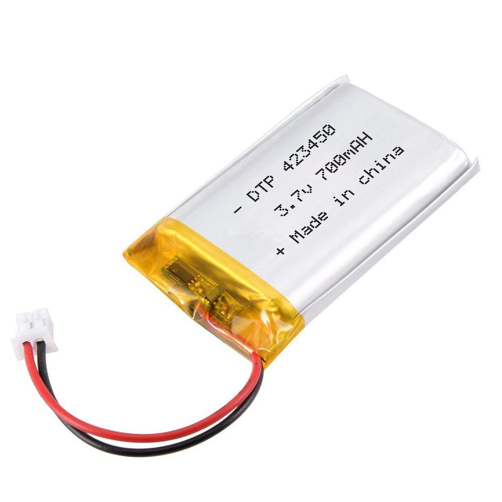 Lithium polymer battery rechargeable DTP423450 3.7V 700mAh recharge lipo battery