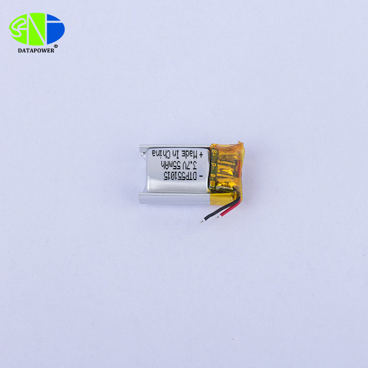 551015 3.7V 55mAh LCO Lithium ion polymer battery for Blutooth earphone