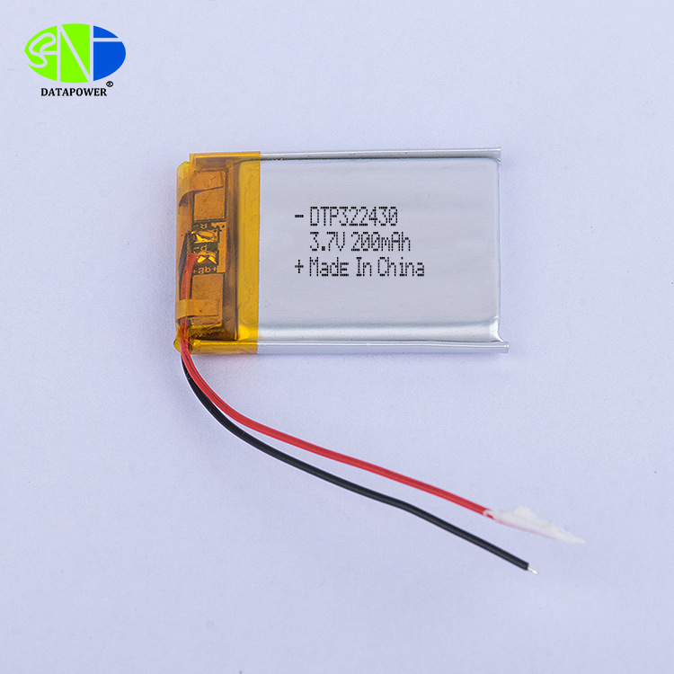 322430 3.7V 200mAh Lithium ion polymer battery