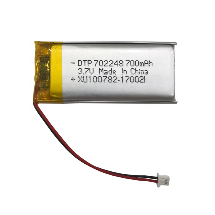 Hot sale KC lithium battery DTP702248 3.7V 700mAh rechargeable lipo battery