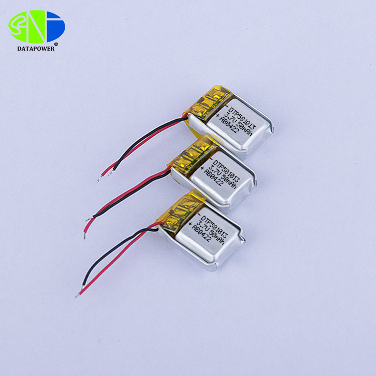 lipo 581013 3.7V 50mAh LCO lithium ion polymer battery