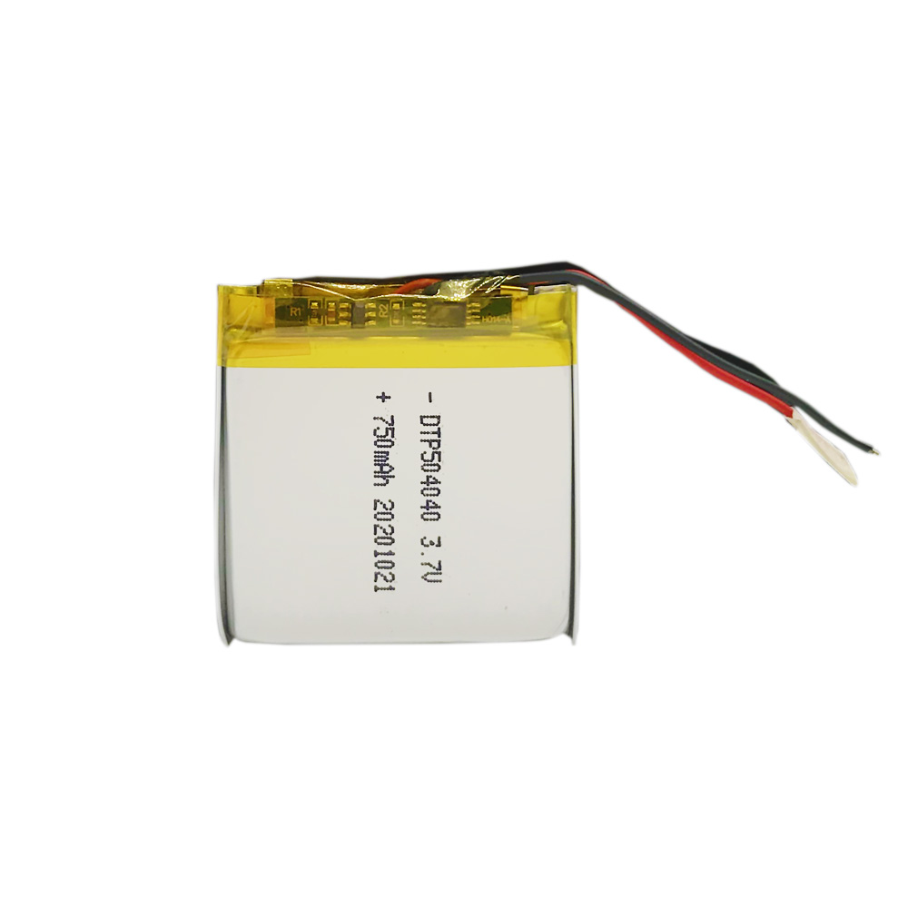 Wholesale li-polymer battery li-ion cell DTP504040 3.7V 750mAh rechargeable lithium rechargeable batteries battery