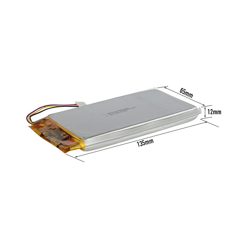 Best quality 1265135 Lipo cell 3.7v 10000mah Li-Ion Polymer backup Battery for portable power bank GPS driving recorder
