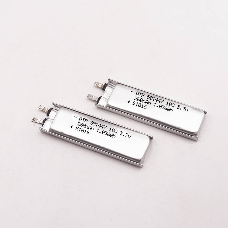 501447 10C 280mAh 3.7v Lithium polymer battery