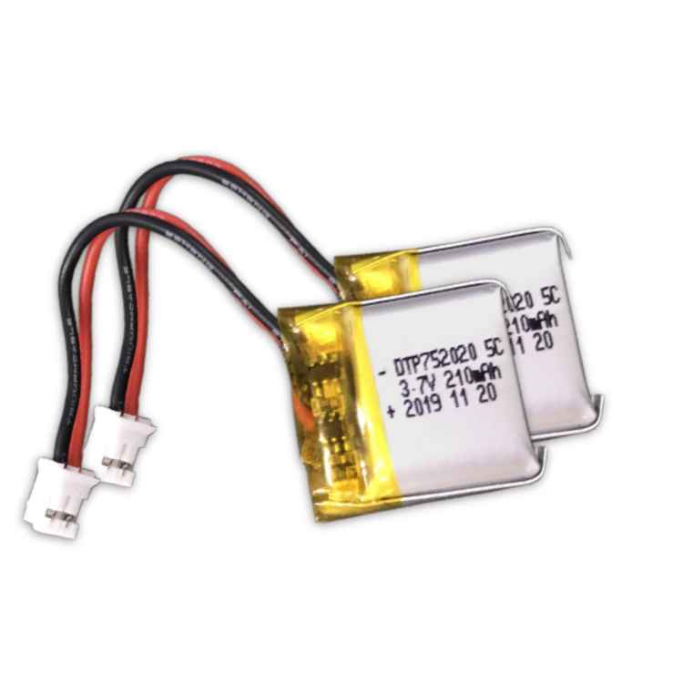 752020 3.7v 210mAh lithium ion polymer battery