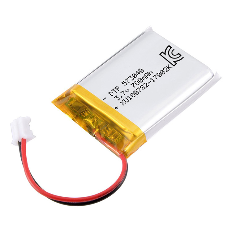 Small li-ion lipo battery 573040 3.7V 700mAh rechargeable lithium polymer batteries battery