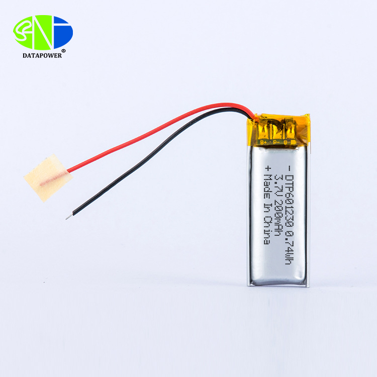 Lipo 3.7v 200mAh Lithium polymer battery 601230