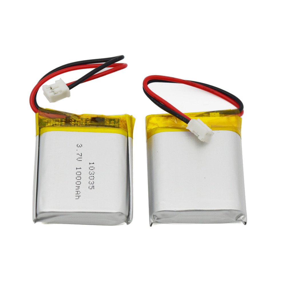 3.7V 103035 1000mAh Li ion Polymer cell rechargeable Pouch lithium battery