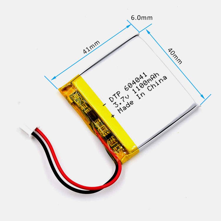  rc helicopter battery DTP 604041 polymer battery cell 3.7V 1100mah