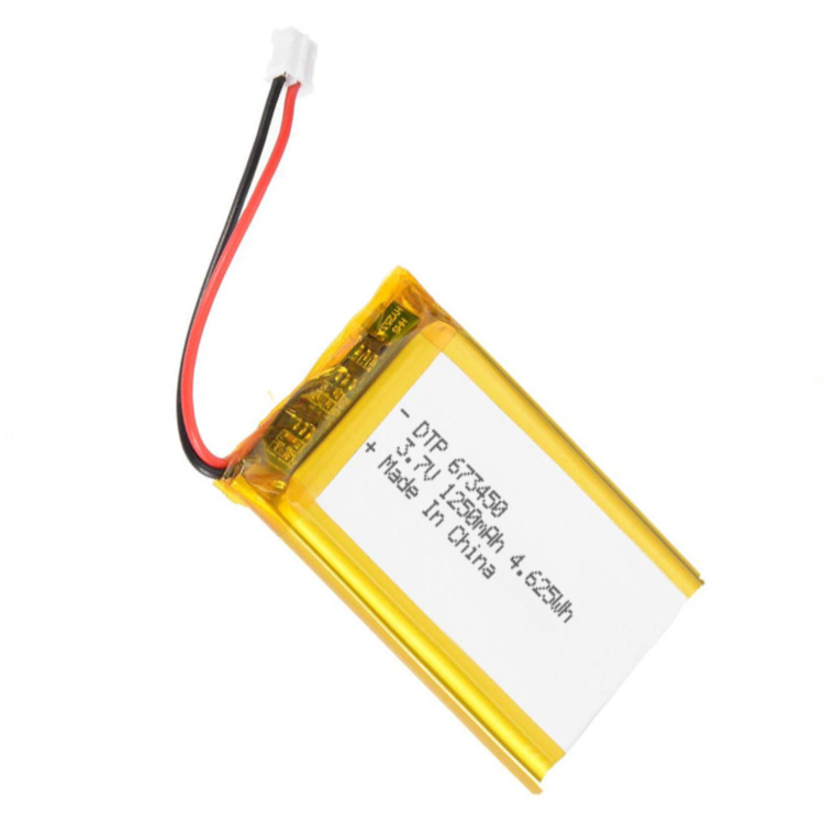 3.7V 1200mAh 673450 Lipo Battery Rechargeable Lithium Polymer ion Battery Pack 