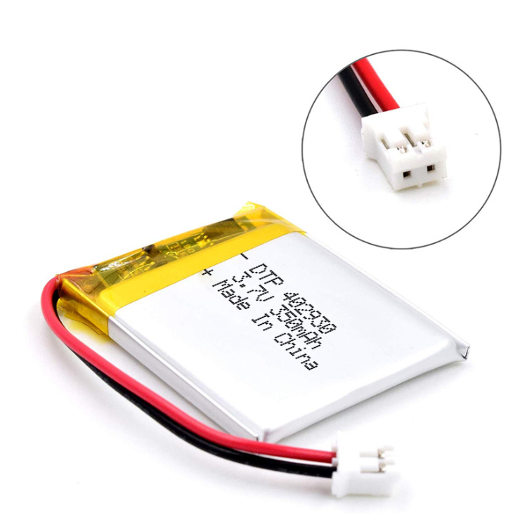 Prismatic 402930 3.7V 350mAh Li(NMC)O2 Lithium Ion Polymer Battery