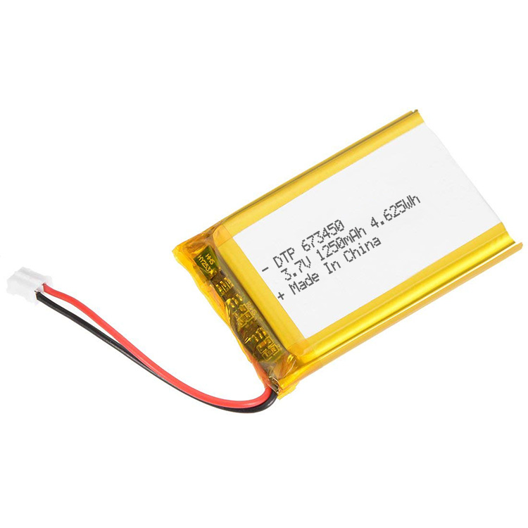 3.7V 1200mAh 673450 Lipo Battery Rechargeable Lithium Polymer ion Battery Pack 