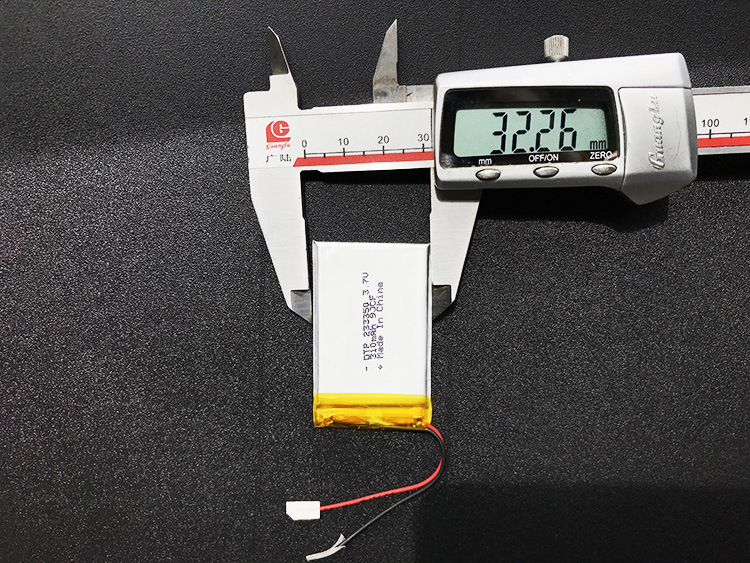 Very Thin Pouch Battery DTP233350 3.7V 310mAh Lithium Ion Polymer Battery