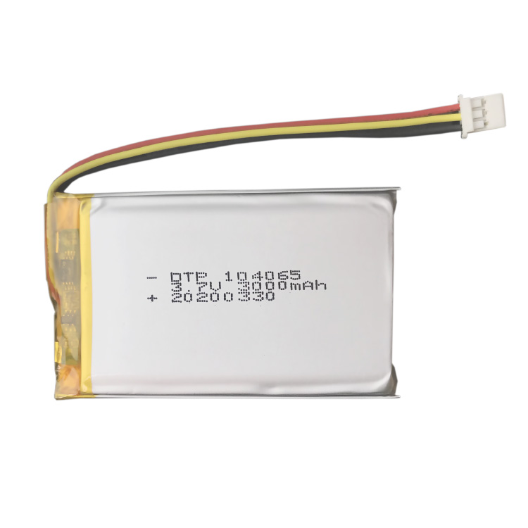 CB CE UN38.3 approved lithium polymer DTP104065 3.7v 3000mah lipo battery for bar code scanner