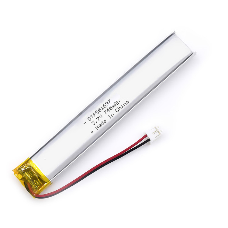 KC certificated lipo battery DTP501697 3.7V 740mAh rechargeable lithium batteries battery 