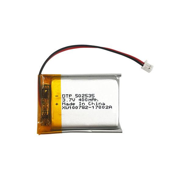 DTP502535 3.7v 400mah rechargeable lithium polymer battery with KC