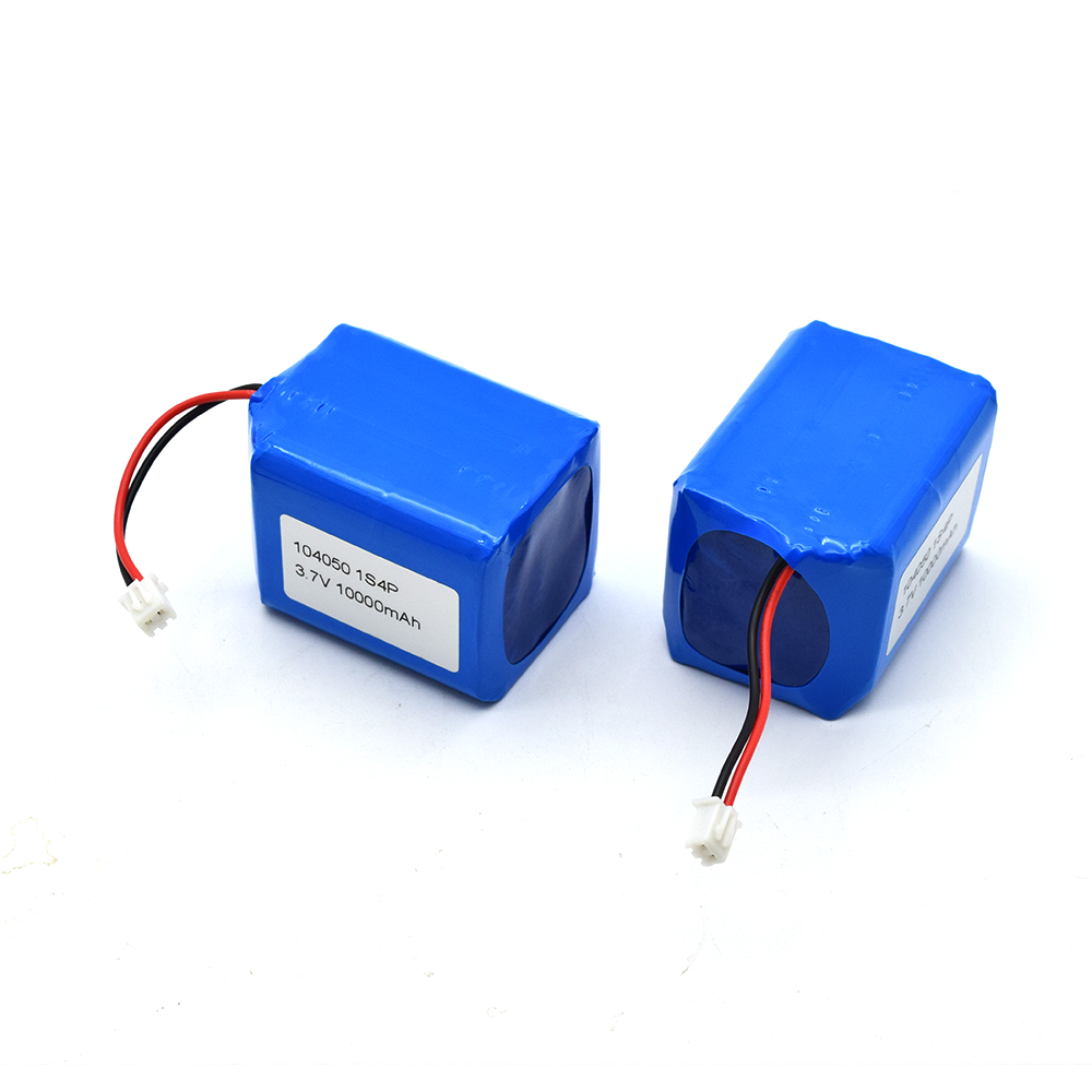 Rechargeable polymer lipo battery pack 3.7v 10000mAh 10Ah Battery DTP104050-4P