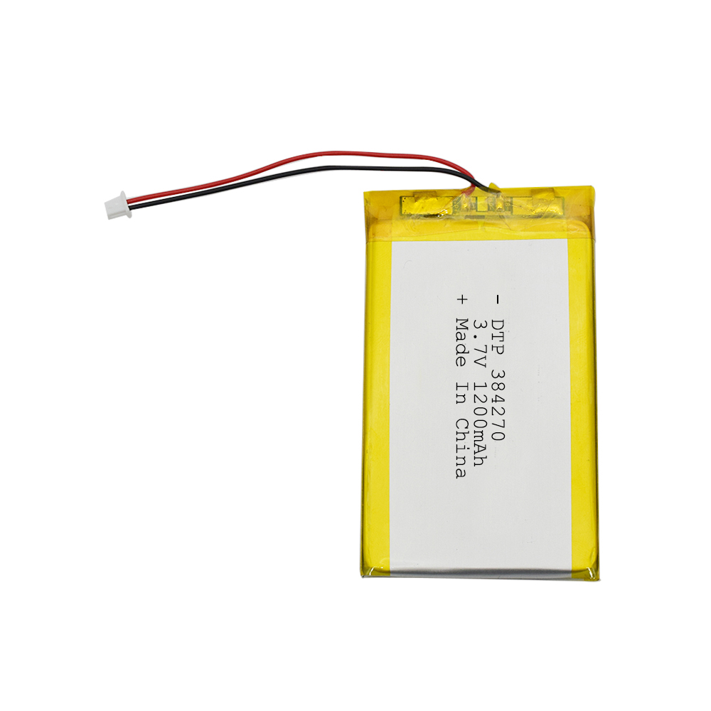 Promotional lithium polymer battery 3.7v 1200mAh 384270