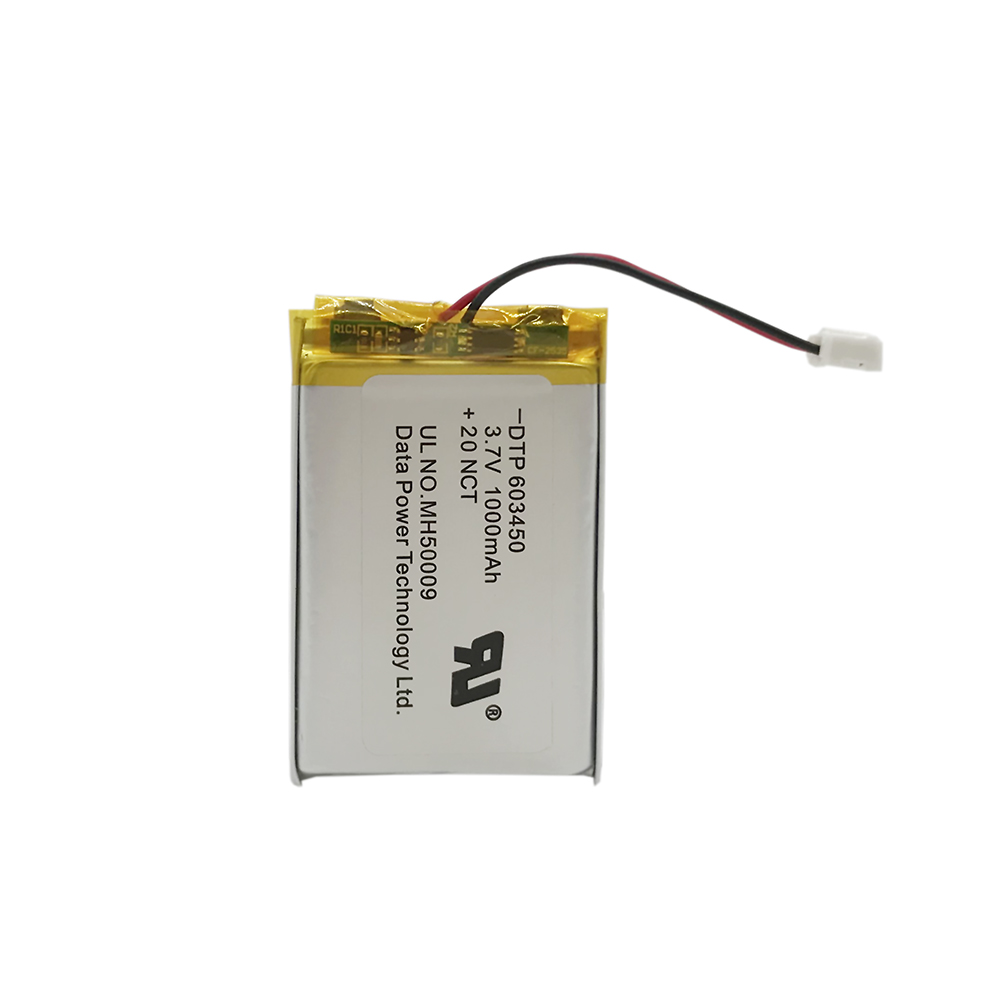 Hot sale rechargeable lipo battery 603450 3.7V 1000mah battery for rc plane