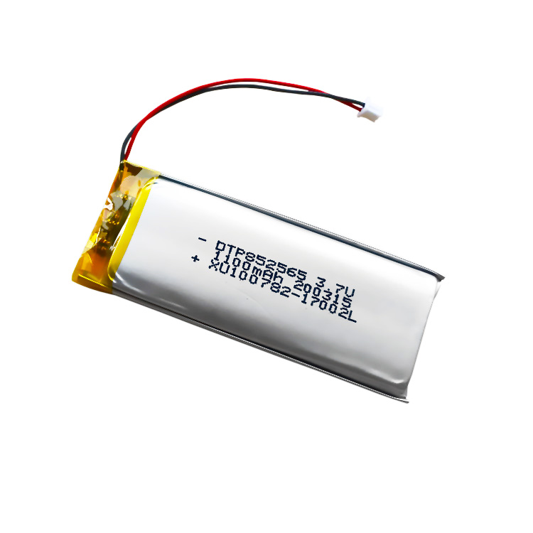 KC Certified 852565 8.5*25*65mm 3.7V 1100mAh Polymer Lithium Ion Battery with PCB and connector