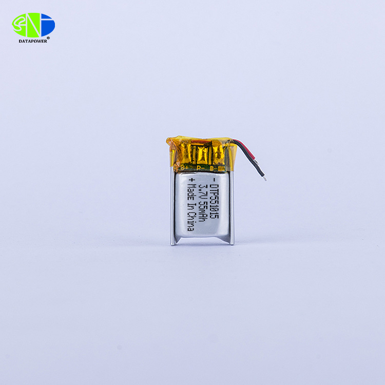 551015 3.7V 55mAh LCO Lithium ion polymer battery for Blutooth earphone