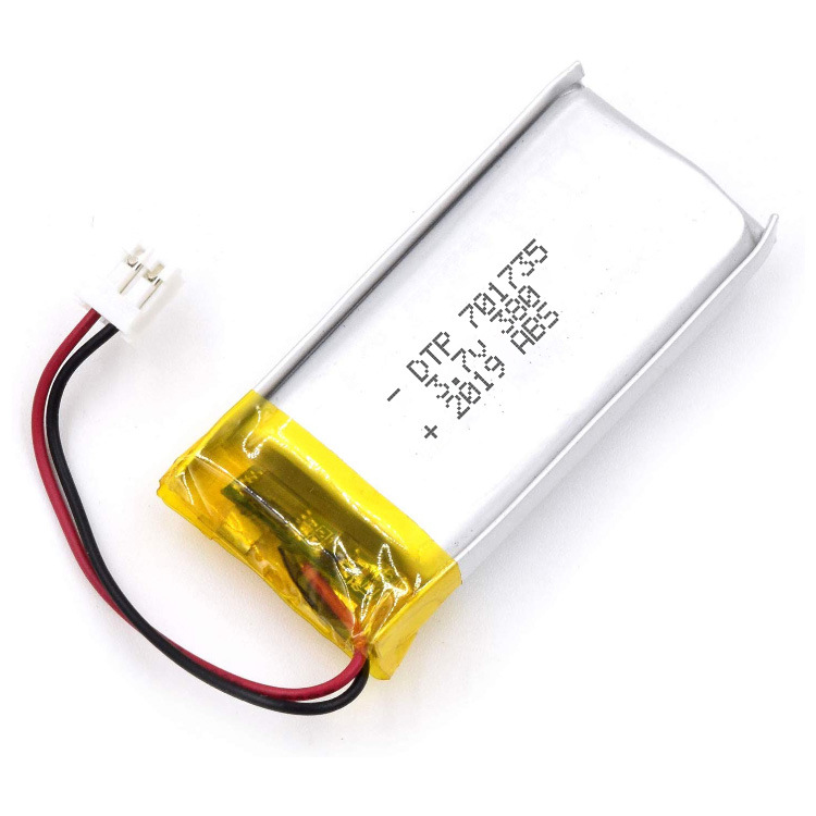 Data Power DTP701735 3.7V 380mAh Lipo Battery with Protection Circuit 