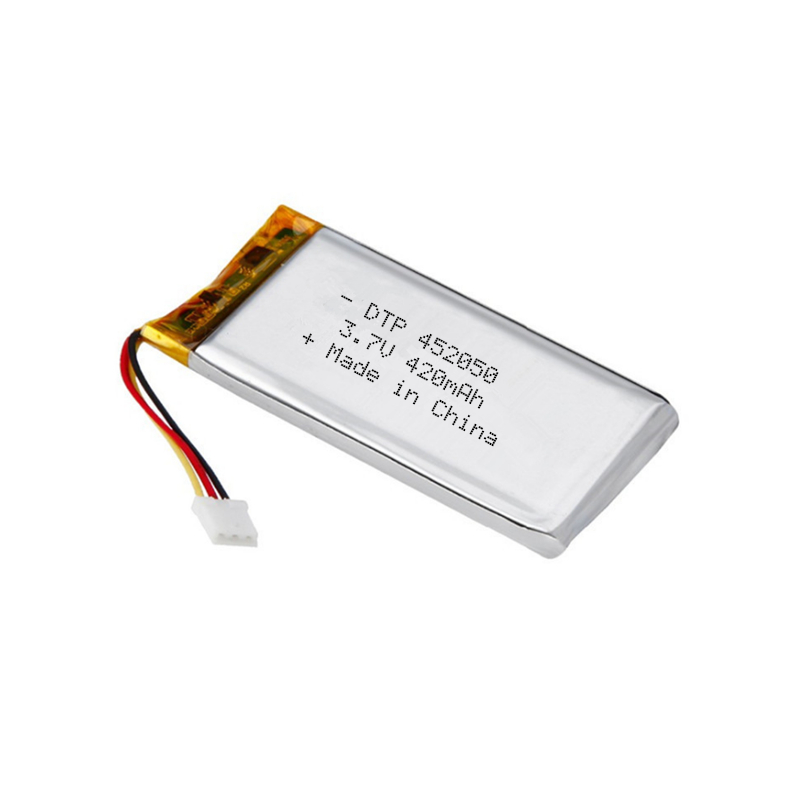 Rechargeable lithium polymer 452050 3.7v battery 420mah 450mah for headset