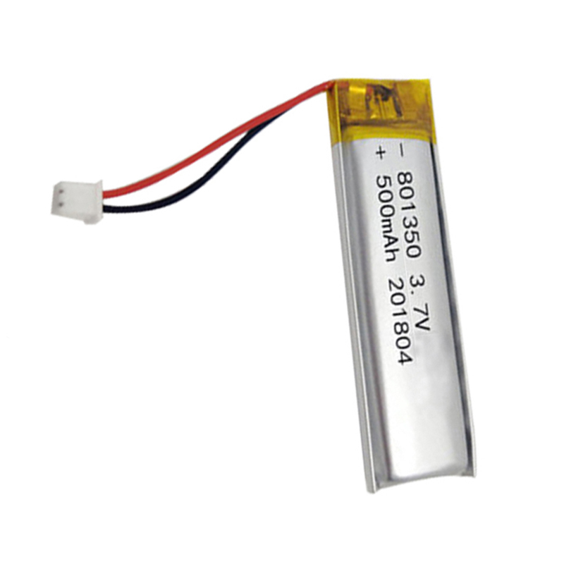 slim 801350 3.7v 500mah 1.85wh lithium polymer battery with UL