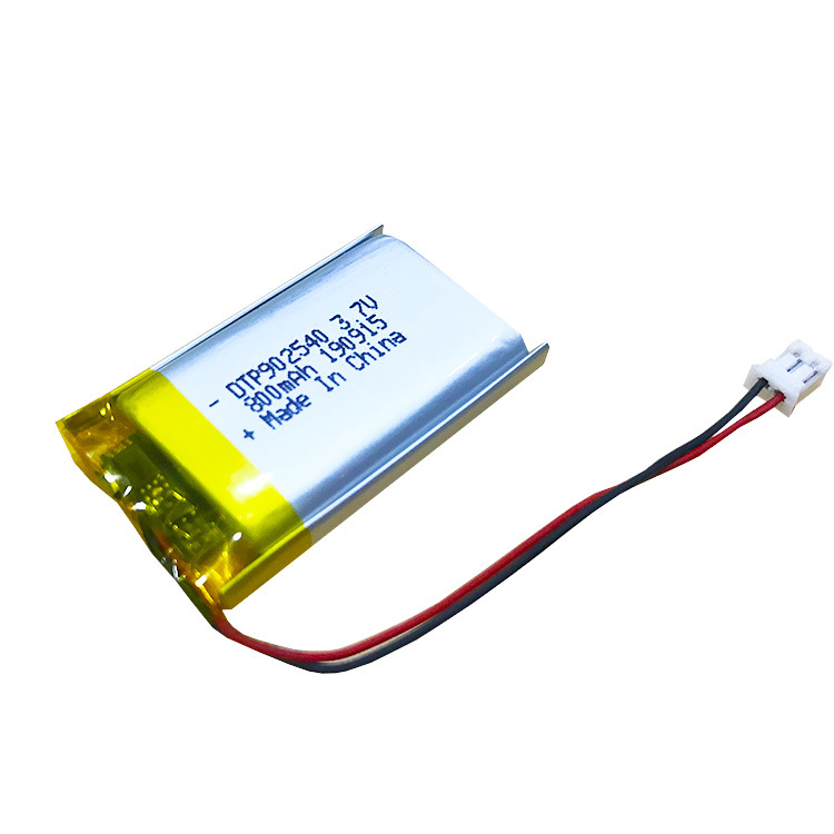 DTP902540 3.7V 800mAh rechargeable lithium polymer small lipo battery