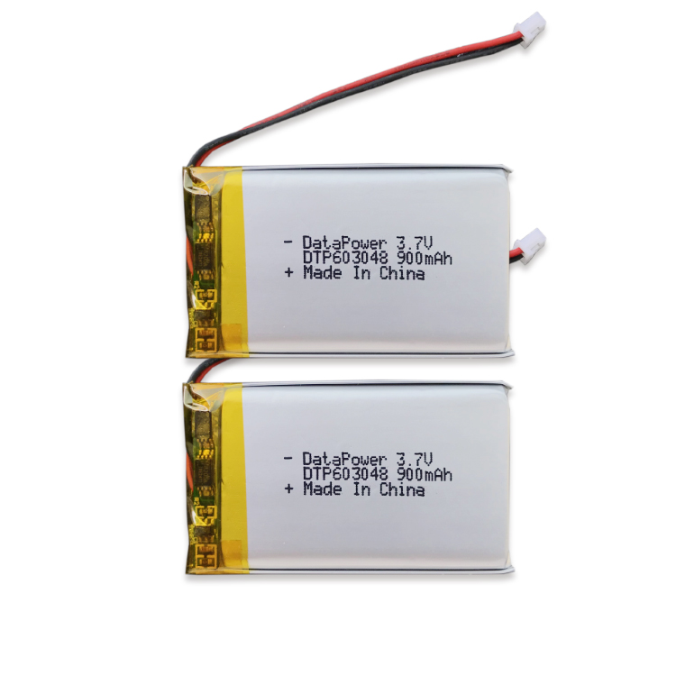 DTP Gold supplier KC CE approved 3.7v lithium polymer battery 603048 900mah