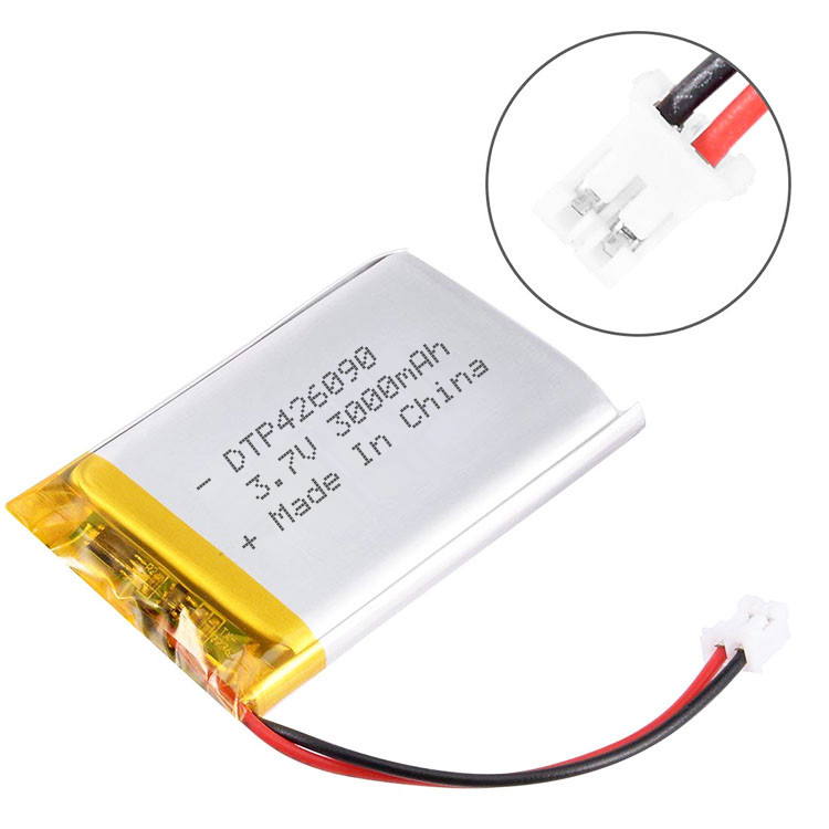 Customized Rechargeable 3.7V 3000mAh 426090 Lipo Battery with CE ROHS Approved