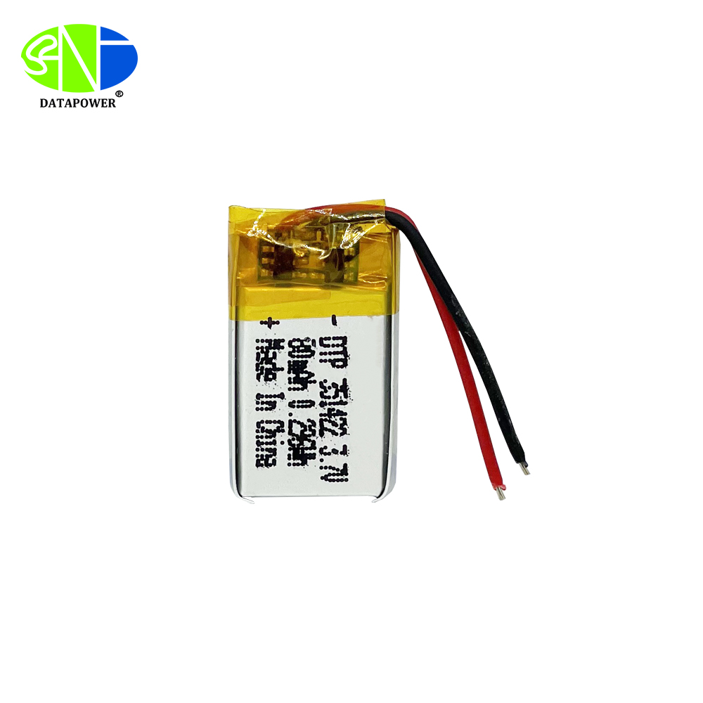 351422 3.7v 80mAh lithium ion polymer battery with PCM