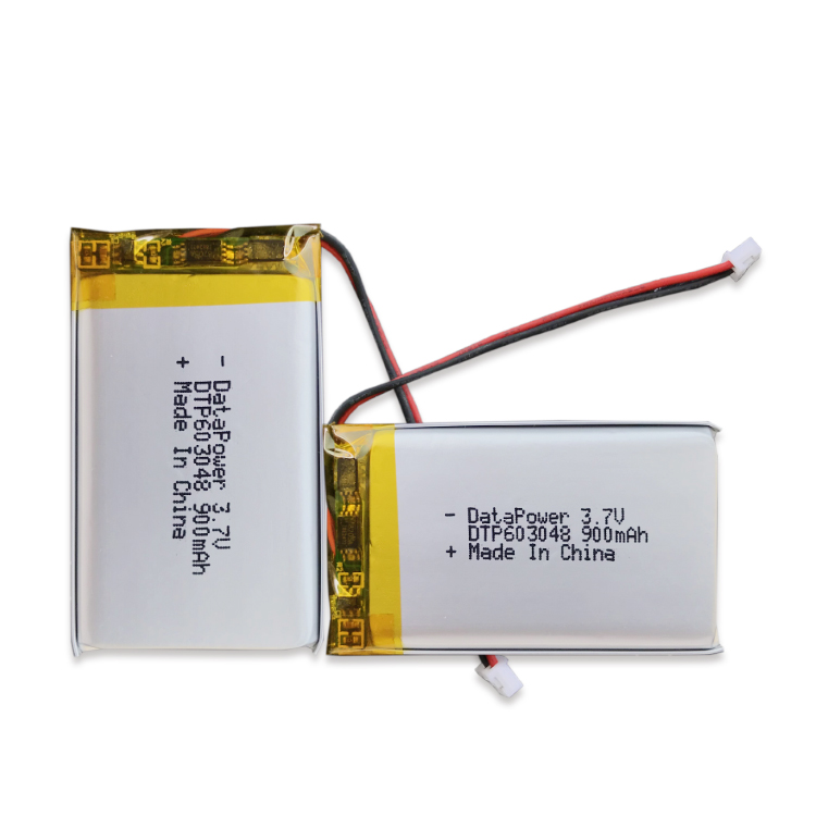 DTP Gold supplier KC CE approved 3.7v lithium polymer battery 603048 900mah