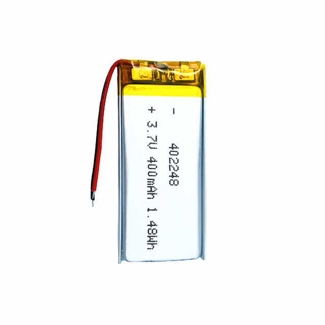 402248 3.7V 400mAh Deep Cycle Small 3.7V Lithium Ion Battery