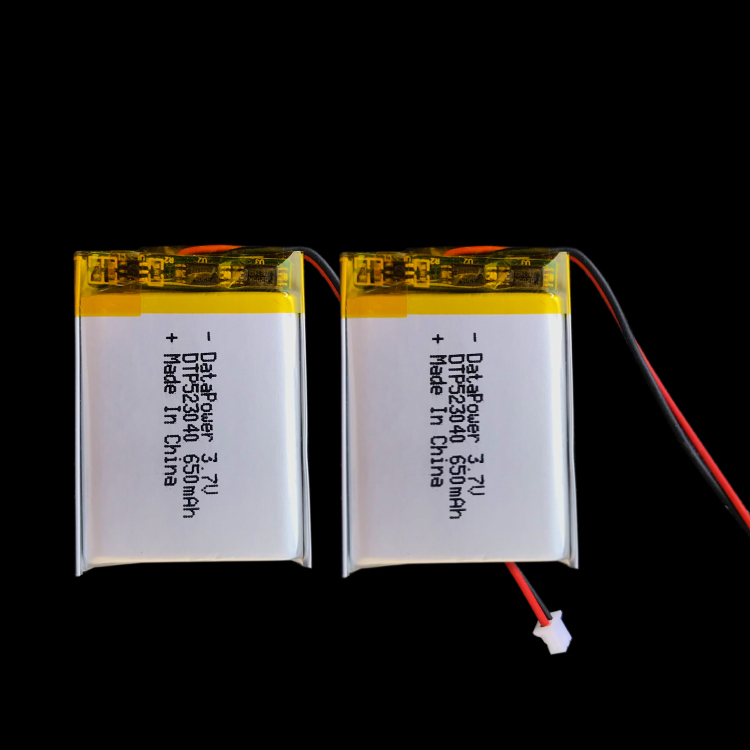 Rechargeable 523040 Lipo 3.7v 650mah polymer battery 