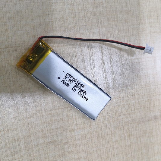 KC Approved DTP501646 3.7V 300mAh Li-polymer Battery for Bluetooth Earphones