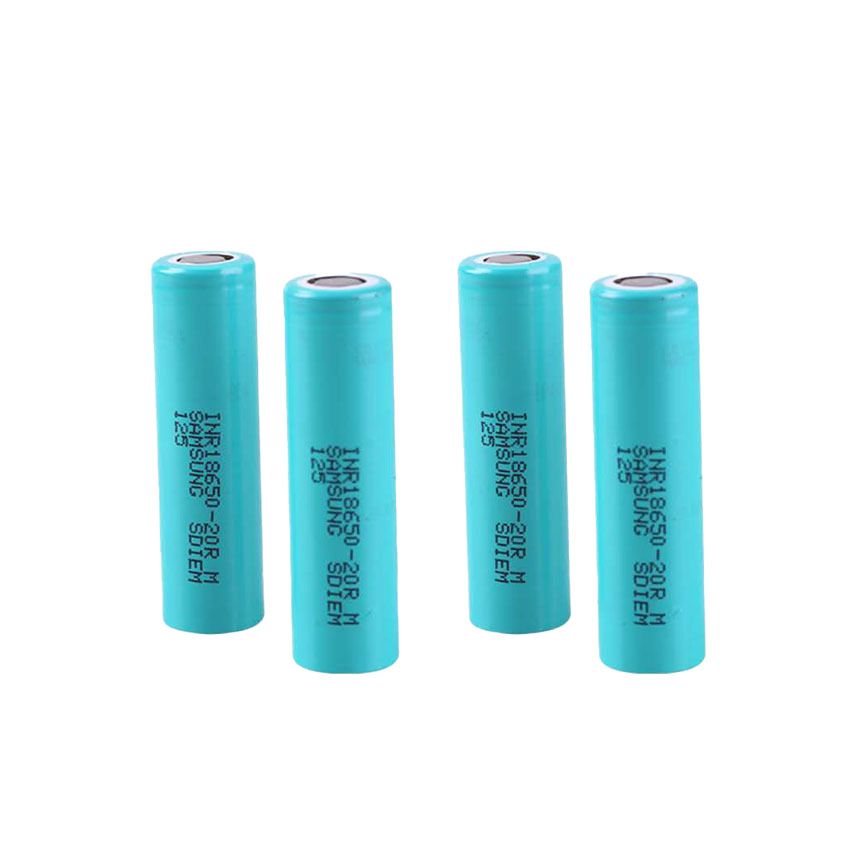 Samsung INR 18650 20R 3.7V 2000mAh Cylindrical Li-ion Battery cell 18650 Li Ion Battery Rechargeable Deep Cycle