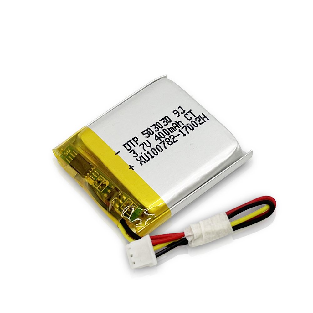 DTP503030 3.7v 400mah lithium polymer battery with KC CB UL UN38.3