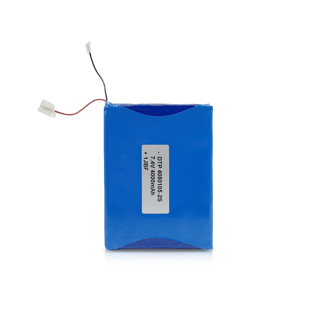 Rechargeable li polymer battery pack 7.4v 4000mah thin with PCB