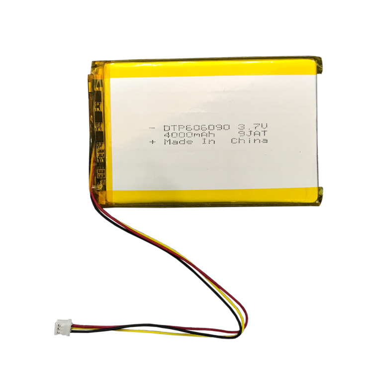 Large Capacity Rechargeable DTP 606090 3.7v 4000mah Li Polymer Battery Lipo Battery For Power Tools