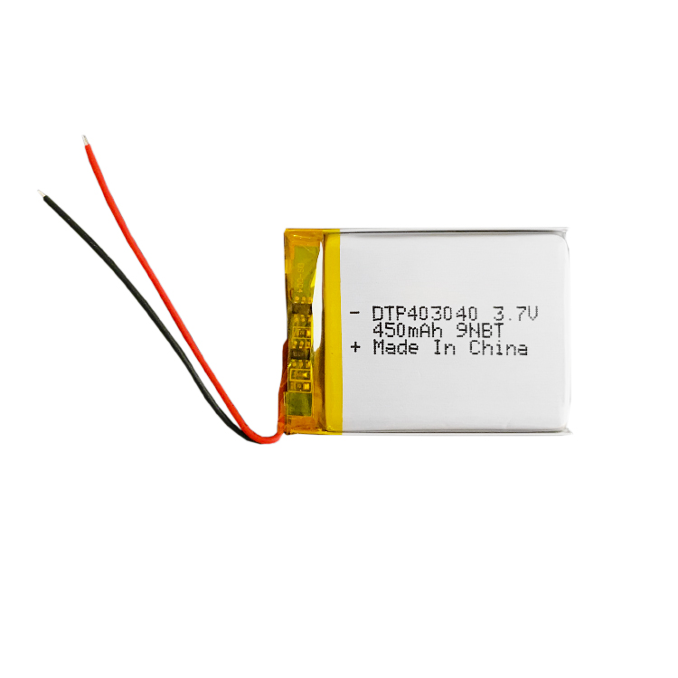 DTP 450mAh 403040 Small Rechargeable Battery 3.7V Lipo Battery