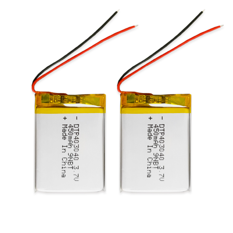 DTP 450mAh 403040 Small Rechargeable Battery 3.7V Lipo Battery