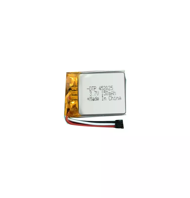 DTP customized rechargeable battery 452025 3.7v 150mah lithium ion polymer battery for earphone smart watch